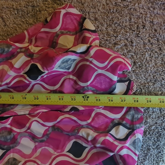 Free Country Bathing Suit Top, 2X, pink, White And Gray - Picture 6 of 7